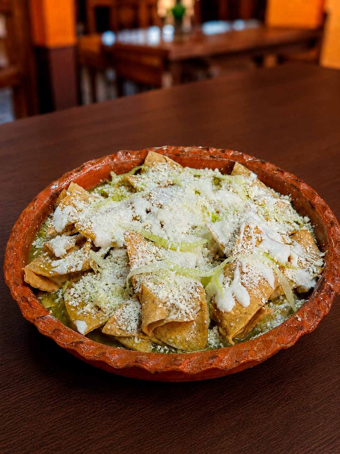 Chilaquiles solos